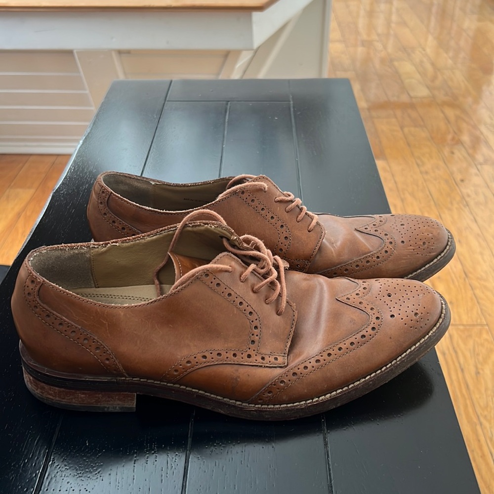 Cole Haan Mens Dress Shoes - Brown Leather - Men 9.5
